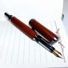 Stylo plume en bois de cocobolo artisanal