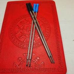 Mine interchangeable pour stylo bille - trois couleurs au choix pour stylos artisanale tour du phoenix