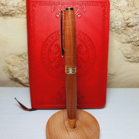 Bois de Cocobolo Stylo artisanal exotique monture Or