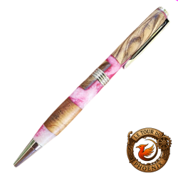 Stylo artisanal unique – fait main au tour à bois à Junas (Ga