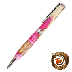 Stylo artisanal unique – fait main au tour à bois à Junas (Ga