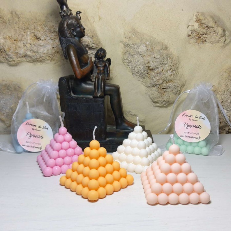 Bougies Pyramides Naturelles - Lot De 100, 1,4 X 7,4 Cm - Pour Décorations De Noël, Pyramides, Bougeoirs